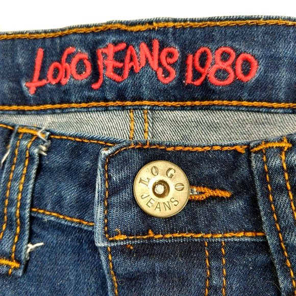 LOGO Jeans 1980 Denim Shorts Cuffed Medium - Picture 4 of 6